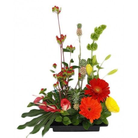 Arreglo Floral con Gerberas y Lirios Saint - Johana Manchola Boutique