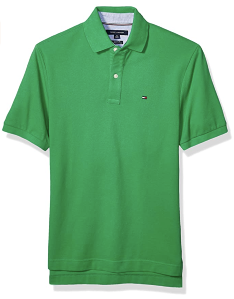 camiseta polo tommy hilfiger manga corta verde