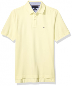 camiseta polo tommy hilfiger manga corta amarilla