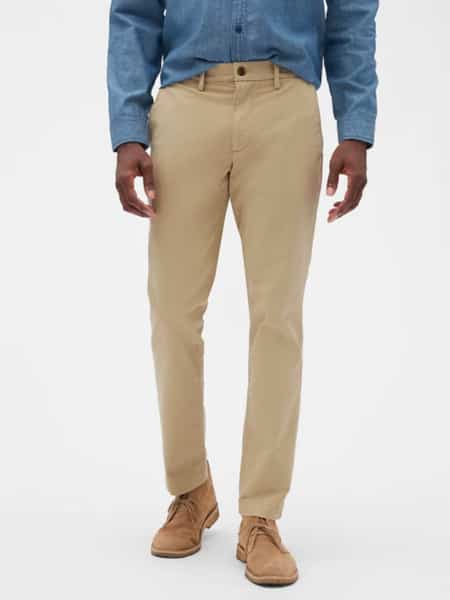 pantalon beige gap hombre